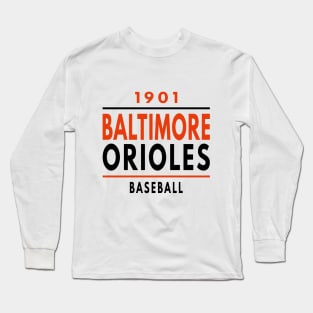 Baltimore Orioles Baseball 1901 Classic Long Sleeve T-Shirt